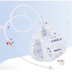 TELEFLEX PROFILCATH SILICONE PRECONNECTE CH16 SYSTEME SACHET 2 L BT 1