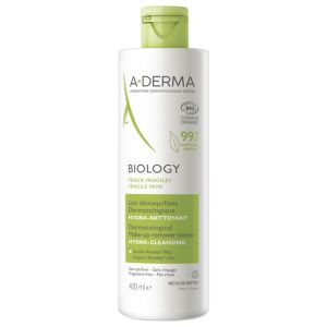 BIOLOGY LAIT DEMAQUILLANT DERMATOLOGIQUE Lait démaquillant hydra - nettoyant à l'Avoine Rhealba bio, fl 400 ml
