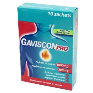 Gavisconpro Menthe Suspension Buvable En Sachet-Dose B/10