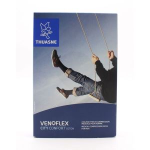 Venoflex City Coton Chaussette Classe 1 Noir T2 Normal 2