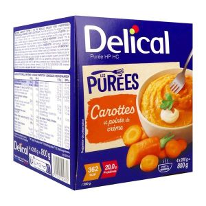 Delical Puree De Carottes Et Pointe De Creme Bol 200 G 4