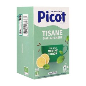 Picot Tisane D'Allaitement Menthe Citron Bio Boite 40 G 1