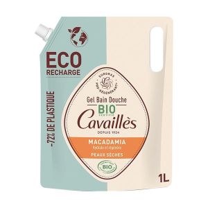 ROGE CAVAILLES SURGRAS GEL BAIN DOUCHE BIO Gel bain douche, macadamia bio, éco-recharge 1 l