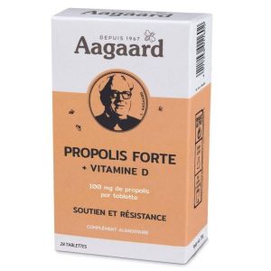 Aagaard Propolis forte + Vitamine D - 28 tablettes