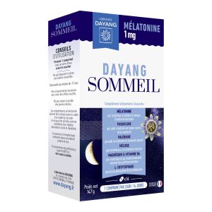 Dayang Sommeil mélatonine 1 mg - 14 comprimés