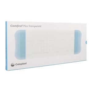 COMFEEL PLUS TRANSPARENT Pansement hydrocolloïde transparent, semiperméable, stérile, 9 cm x 25 cm (ref. 335371), bt 10
