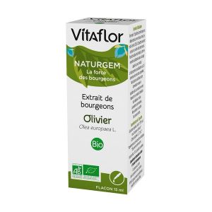 BOURGEONS OLIVIER VITAFLOR BIO Solution buvable, complément alimentaire à base de plantes, fl 15 ml