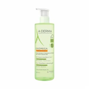 A-Derma Exomega Control Gel Lavant 2 En 1 Flacon 500 Ml 1