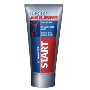 SPORTS AKILEINE START CREME Crème de massage chauffante forte, thermoactive longue durée, tube 75 ml