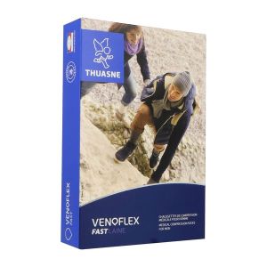 Venoflex Fast Laine Homme Classe 2 Chausette Anthracite Normal T2 2