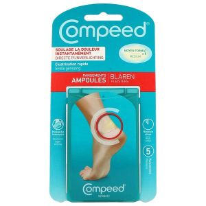 Compeed Hydro Cure System Special Ampoules Aux Pieds Moyen Format Pansement 5