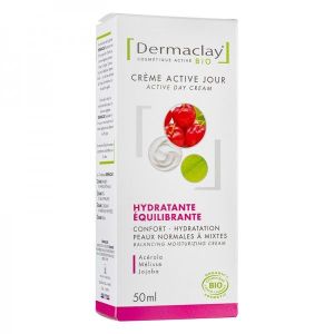 Dermaclay - Crème jour hydratante équilibrante Bio - 50 ml