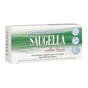 Saugella Cotton Touch 16 Tampons Hygiéniques Mini