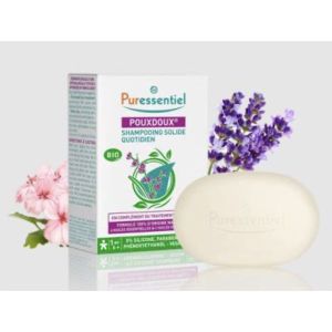 PURESSENTIEL POUDOUX SHAMPOING SOLIDE BIO 4HE PAIN 60 G 1