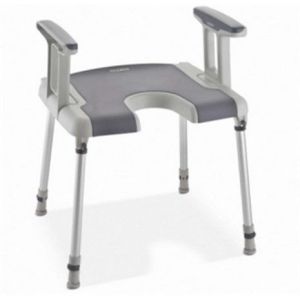 TABOURET DE DOUCHE SORRENTO DECOUPE AVEC ACCOUDOIR - N9657