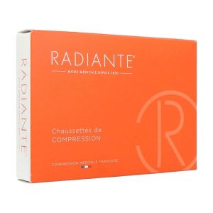 RADIANTE BAS JARRET JARFIX MICROVOILE CLASSE 2 NATUREL MOYEN TAILLE T2 2