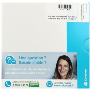 SENSURA MIO CLICK SUPPORT STANDARD Support porte-poche souple, système 2 pièces, 60 mm, découp de 40 mm à 55 mm (ref. 105230), bt 10