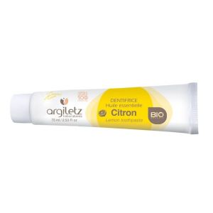 Argiletz Dentifrice citron Bio - 75 ml