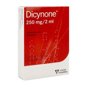 DICYNONE 250 MG/2 ML SOLUTION INJECTABLE B/6