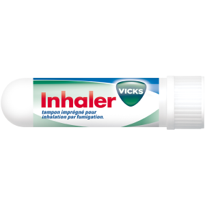 VICKS INHALER TAMPON IMPREGNE POUR INHALATION PAR FUMIGATION 1 tampon imprégné en tube (polypropylèn