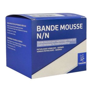 NN THUASNE Bande de protection en mousse de latex malaxé et émulsionné, 1 m x 8 cm x 8 mm, unité
