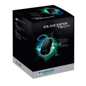 GLUCOFIX TECH Kit lecteur de glycémie, technologie NFC, pack initiation unité