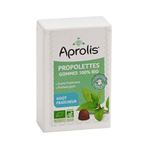 Aprolis Gommes tendres Bio propolettes propolis fraîcheur - 50 g