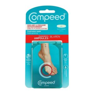 Compeed Hydro Cure System Special Ampoules Aux Orteils Petit Format Pansement 6