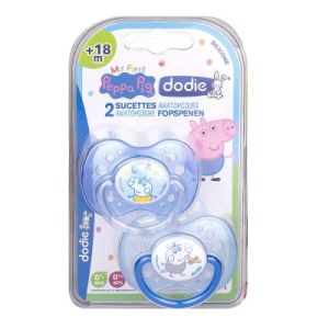 Dodie Duo Sucettes Anatomiques George A81 Boite +18 Mois 2