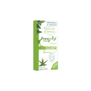 Frescoryl Dentifrice A Croquer Vegan Parfum Menthe Et Aloe Vera 30 Comprimes
