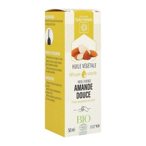 DAYANG BIO HUILE VEGETALE Huile végétale d'amande douce bio, fl 50 ml