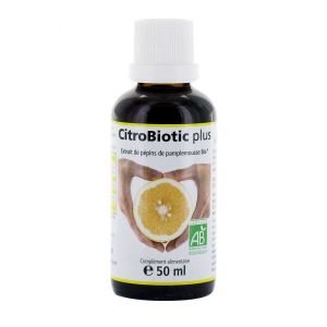 Citrobiotic Extrait Pamplemousse Plus Bio - flacon verre 50 ml