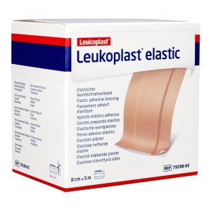 LEUKOPLAST ELASTIC PANSEMENT 5M*8CM 1