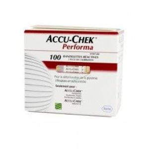 Accu-Chek Performa Bandelette Reactive Pour Glycemie Flacon 100