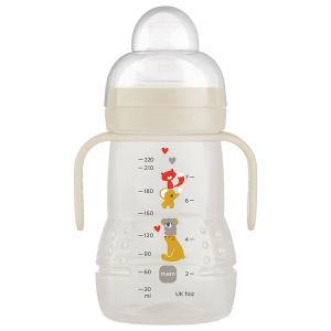 Biberon De Transition - Unisexe - Bec Souple Antifuite Silicone 220 Ml 1