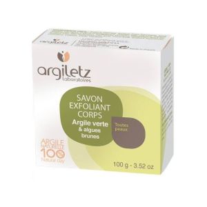 Argiletz Savon Exfoliant argile verte - 100 g