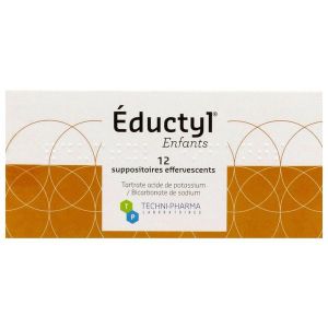 EDUCTYL ENFANT Suppositoire effervescent, boîte 12