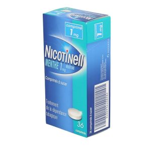 Nicotinell Menthe 1 Mg (Nicotine) Comprime A Sucer Comprimes A Sucer Sous Plaquettes Thermoformees (Aluminium-Pvc/Pe/Pvdc/Pe/Pvc/) B/36