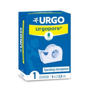 URGOPORE Sparadrap non tissé micropor. hypoall. 9,14 m x 2,5 cm 1 dévidoir