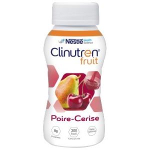 CLINUTREN FRUIT (BOUTEILLE 200 ML) POIRE - CERISE X 4 UNITES