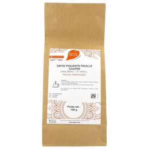 ORTIE PIQUANTE FEUILLE IPHYM Feuille d'ortie piquante, vrac, coupée, sac 100 g