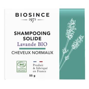 Bio Since 1975 Shampoing solide cheveux normaux Lavande BIO - 55 g