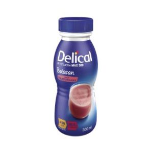 DELICAL BOISSON LACTEE HP HC MAX 300 Denrée alimentaire destinée à des fins médicales spéciales, fruits rouges, 300 ml x 4