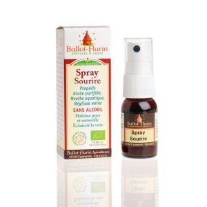 Ballot Flurin Spray Sourire sans alcool Bio -  15 ml