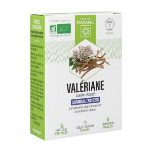 DAYANG PLANTE UNITAIRE BIO VALERIANE Gélule, complément alimentaire à base de valériane, bt 15