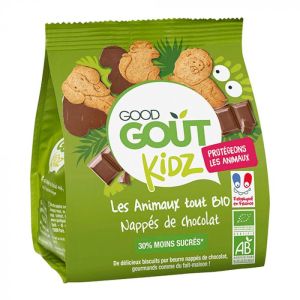 Good Gout Kidz Biscuits Animaux Nappes De Chocolat Poudre 120 G 1