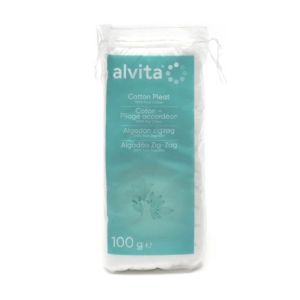 Alvita Coton Hydrophile Dermatologique (Sachet Avec Glissiere) 100 G 1