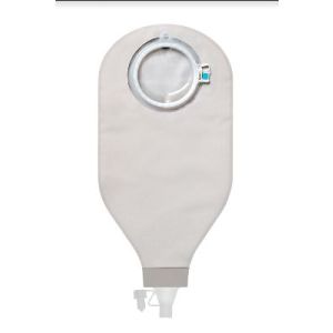 Poche d'ostomie SenSura® Mio Haut Débit (1040 ml) pour effluents digestifs abondants, en textile, avec filtre, avec couplage mécanique Click de diamèt