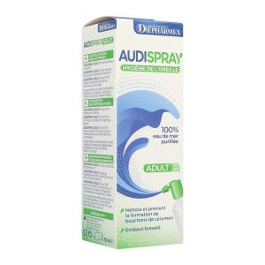 Audispray Adulte Solution Eau De Mer Pour Hygiene Auriculaire Sol Spray Pomp Dos 50 Ml 1