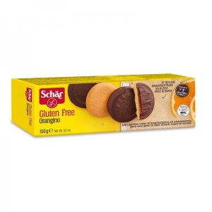 Schar - Orangino, biscuits au chocolat fourrés à l'orange - 150 g